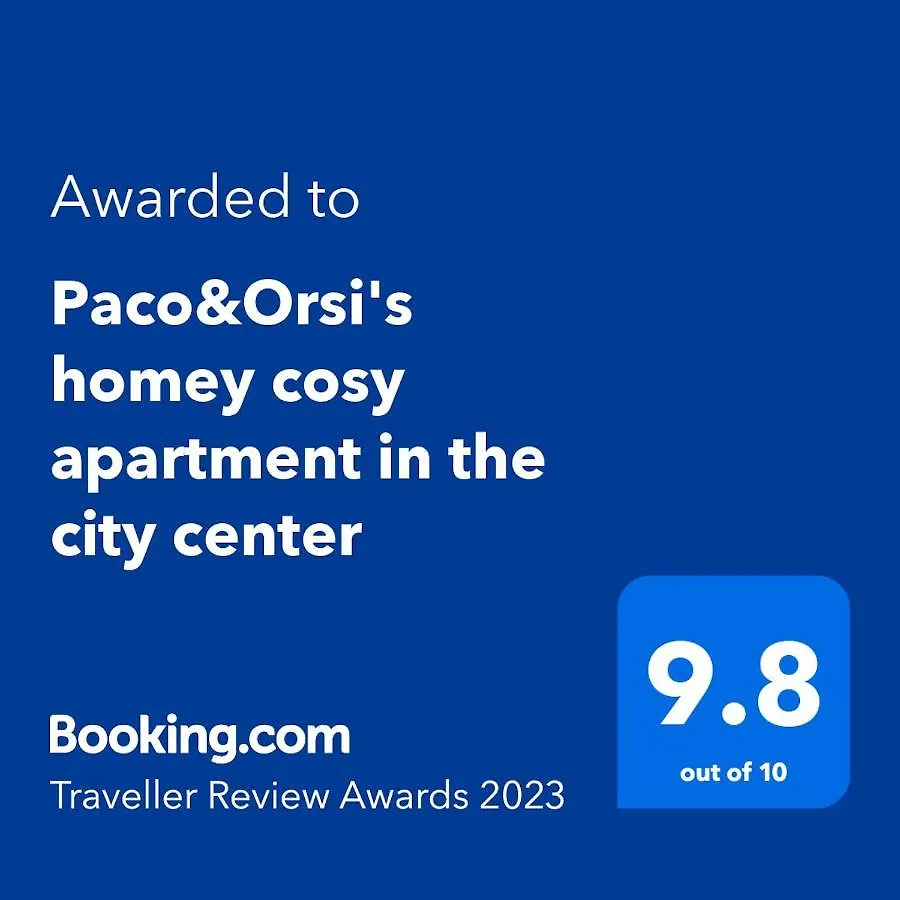 Paco&Orsi'S Homey Cosy Apartment In The City Center Budapest